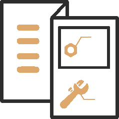 création visuelle, branding b2b industrie et image de marque btob - fiches technique pour industrie