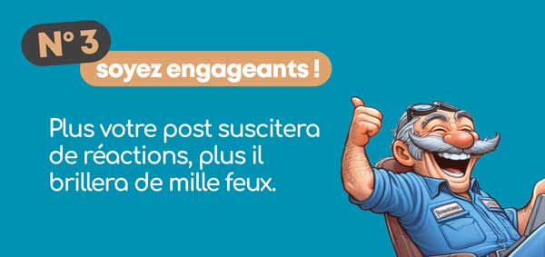 Algorithme Linkedin - soyez engageants